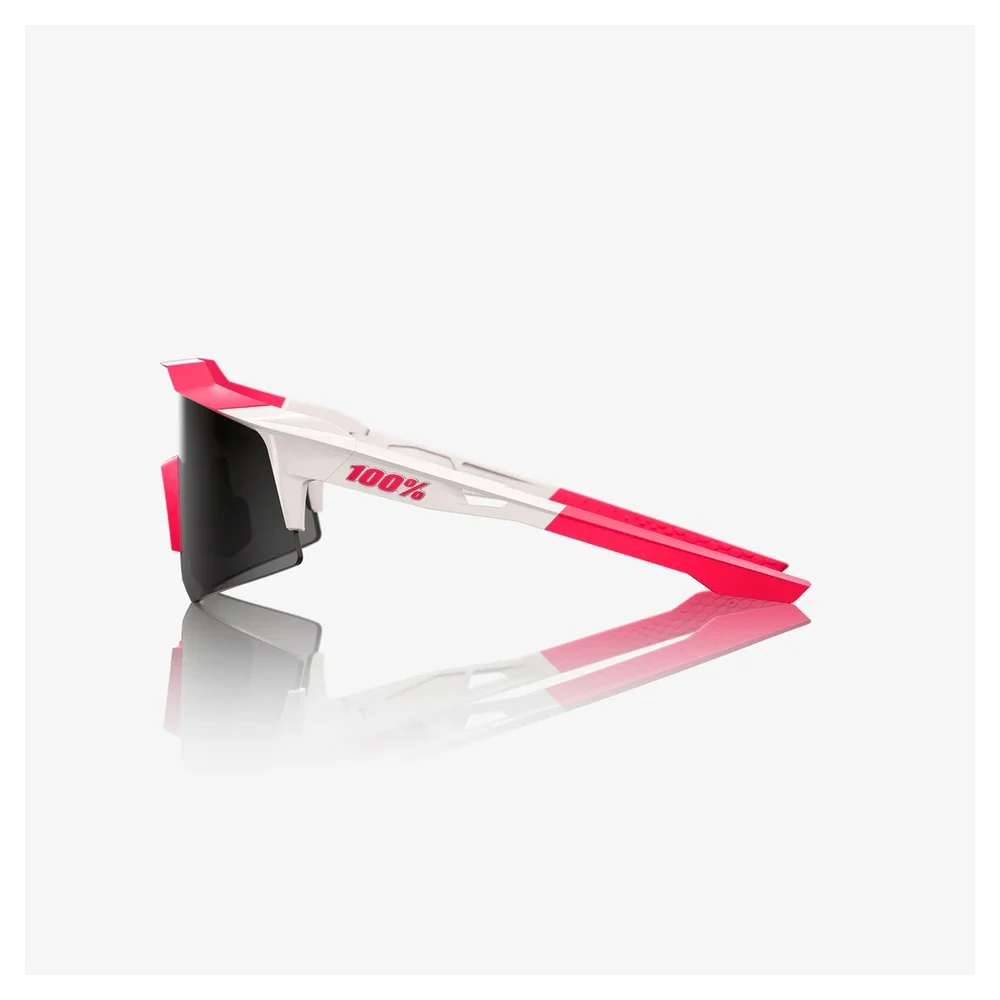100% Speedcraft XS Cycling Sunglasses - Puddy Pink White Smoke - Image 3