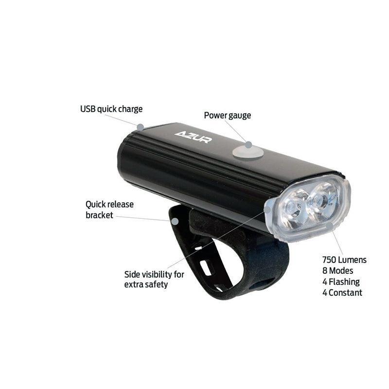 Azur Performance Halo - 750 Lumens - Front Light - Image 2