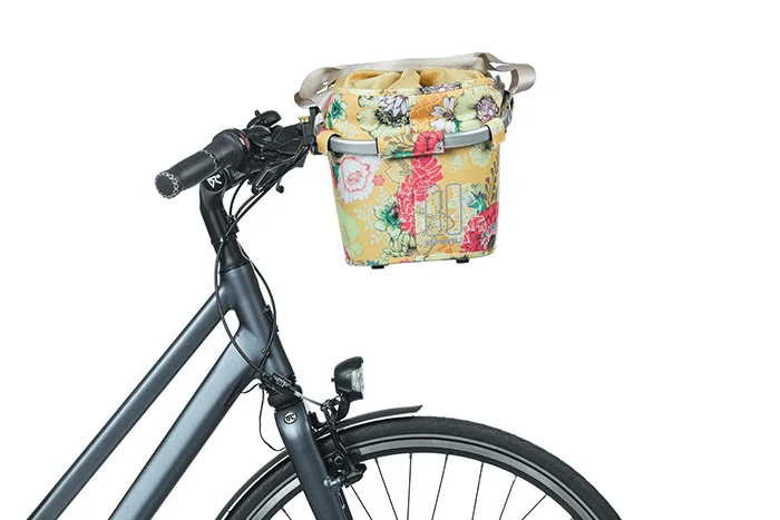 Basil Bloom Field 15L Carry All KF Front Basket - Yellow - Image 4