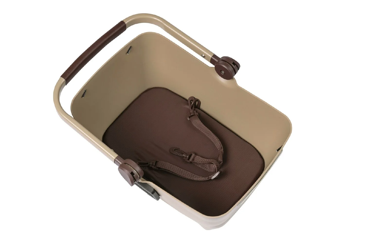 Basil BUDDY DOG Bicycle Basket KF 32L - Biscotti Brown - Image 3