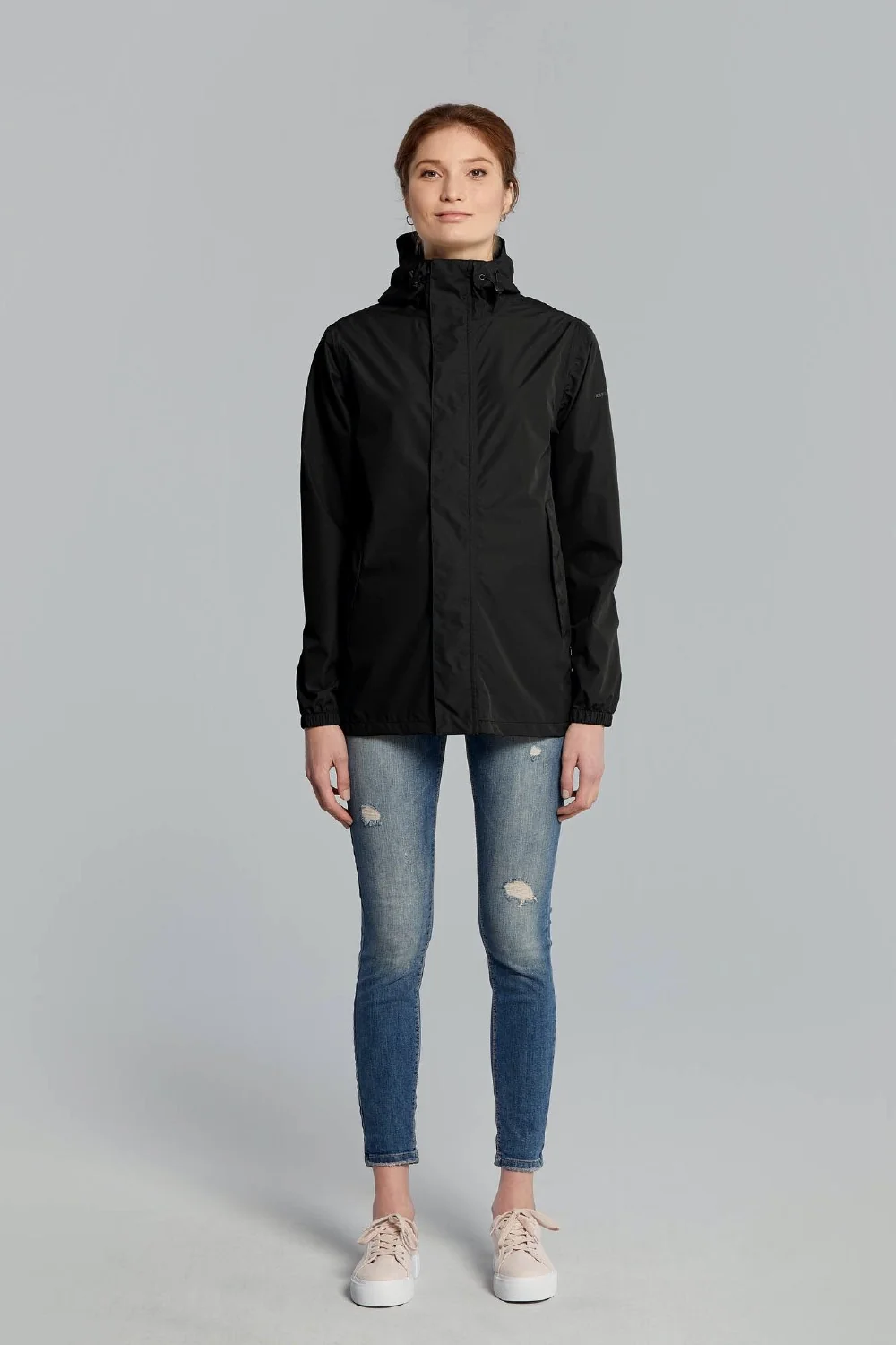 BASIL HOGA Bicycle Rain Jacket Unisex - Olive - Image 3