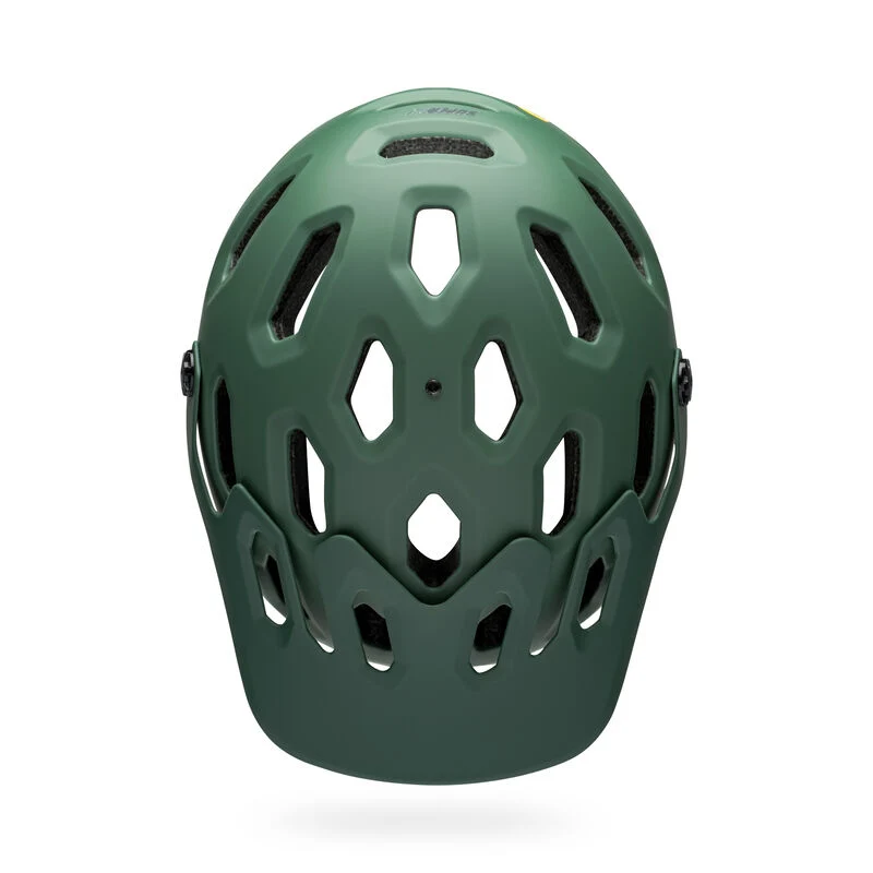 Bell Super 3R (MIPS) MTB Helmet - Matt Dark Green / Infrared - Image 5