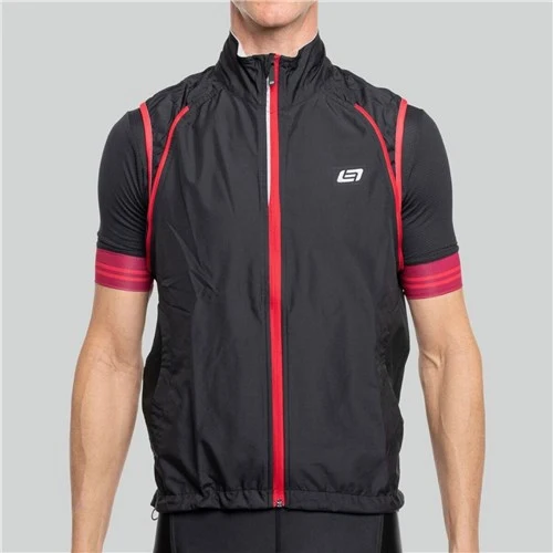 Bellwether Velocity Convertible Jacket - Black/Red - Image 2