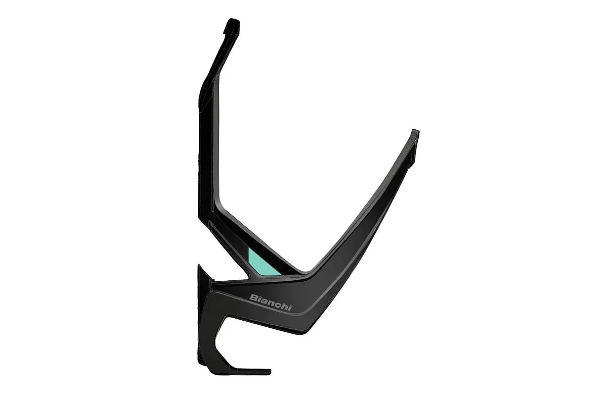 Bianchi Delta Carbon Bottle Cage - Matt Black/Celeste - Image 2