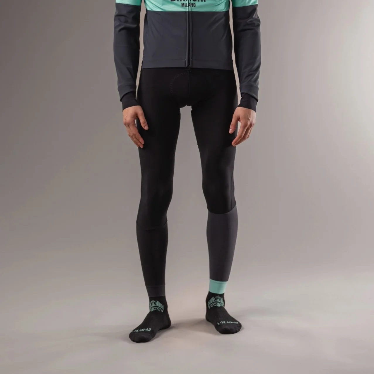 Bianchi Remastered Thermo Men's Bibtights - Black - Image 3