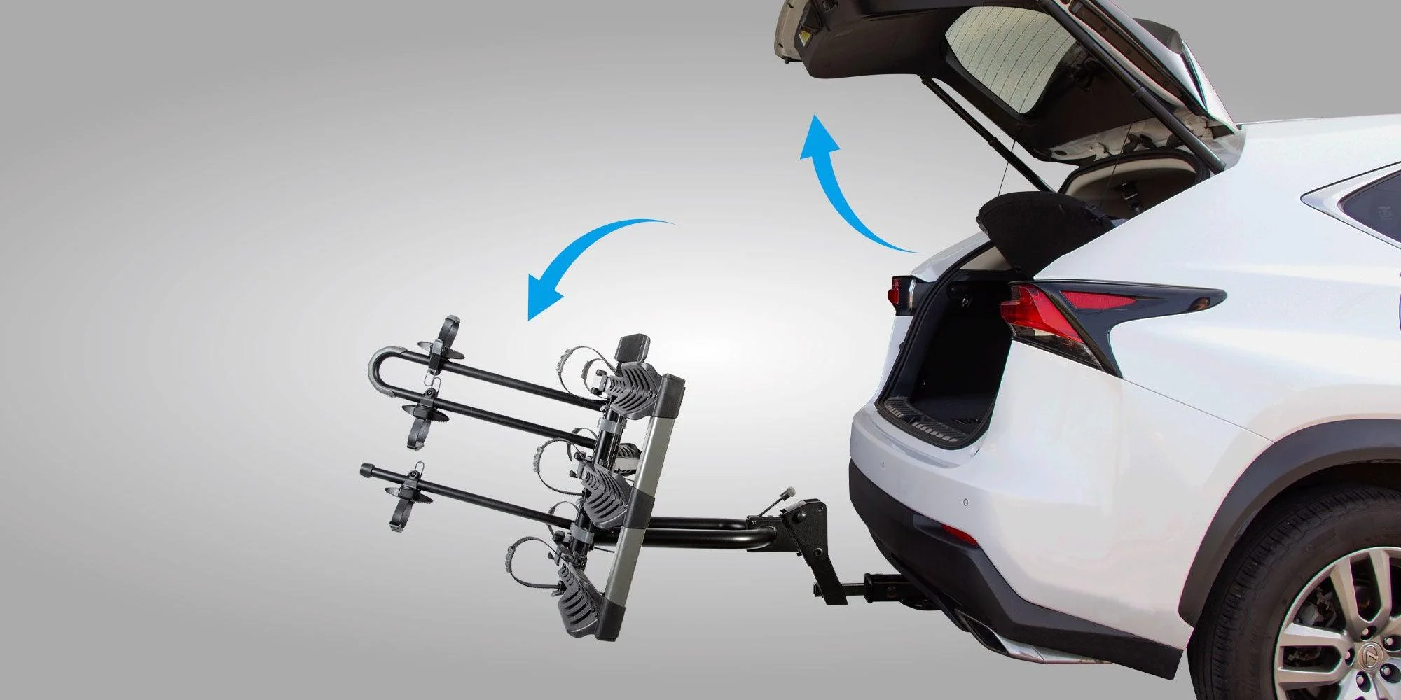 BuzzRack Eazzy H3 Platform Rack 3 Bikes - Hitch Mount - Image 12