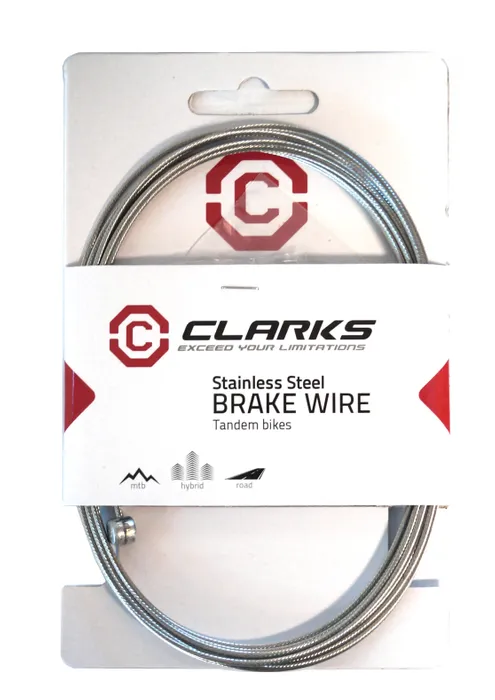 Clarks Brake Inner Wire - Stainless Steel Tandem Wire Brake Cable, 3060mm length