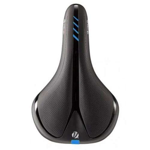 VELO Saddle Unisex - Comfort - High Density Foam - Steel Rails - 285mm x 172mm - 411g