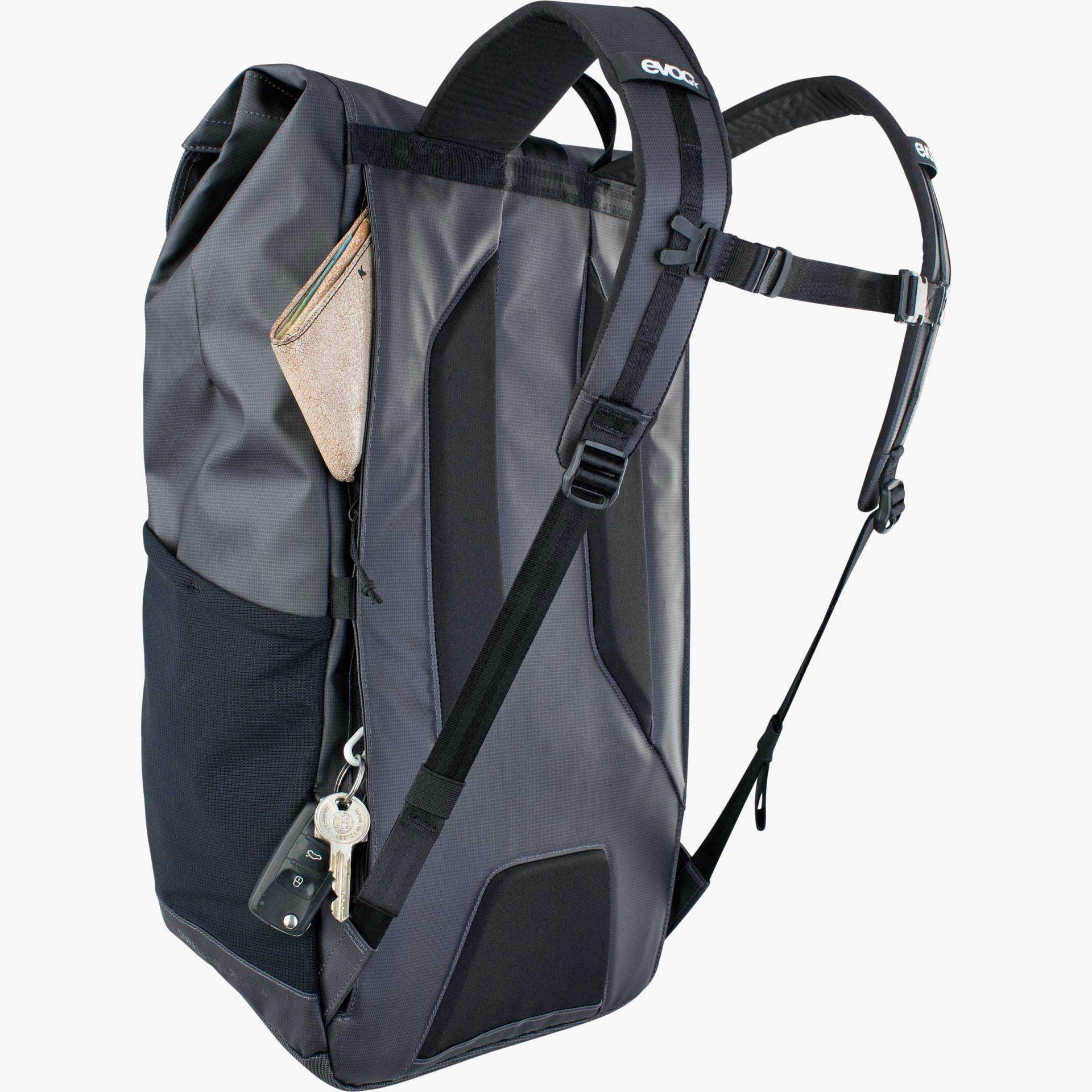 Evoc Duffle Backpack 26L - Carbon Grey / Black - Image 3