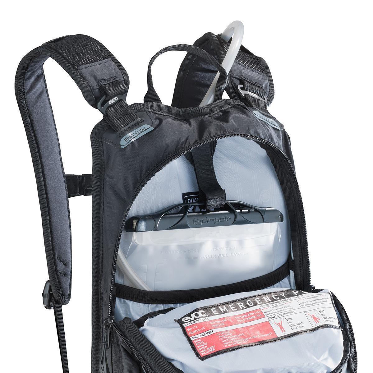EVOC Stage 6L Backpack w/ 2L Bladder - Loam / Grey - Image 3