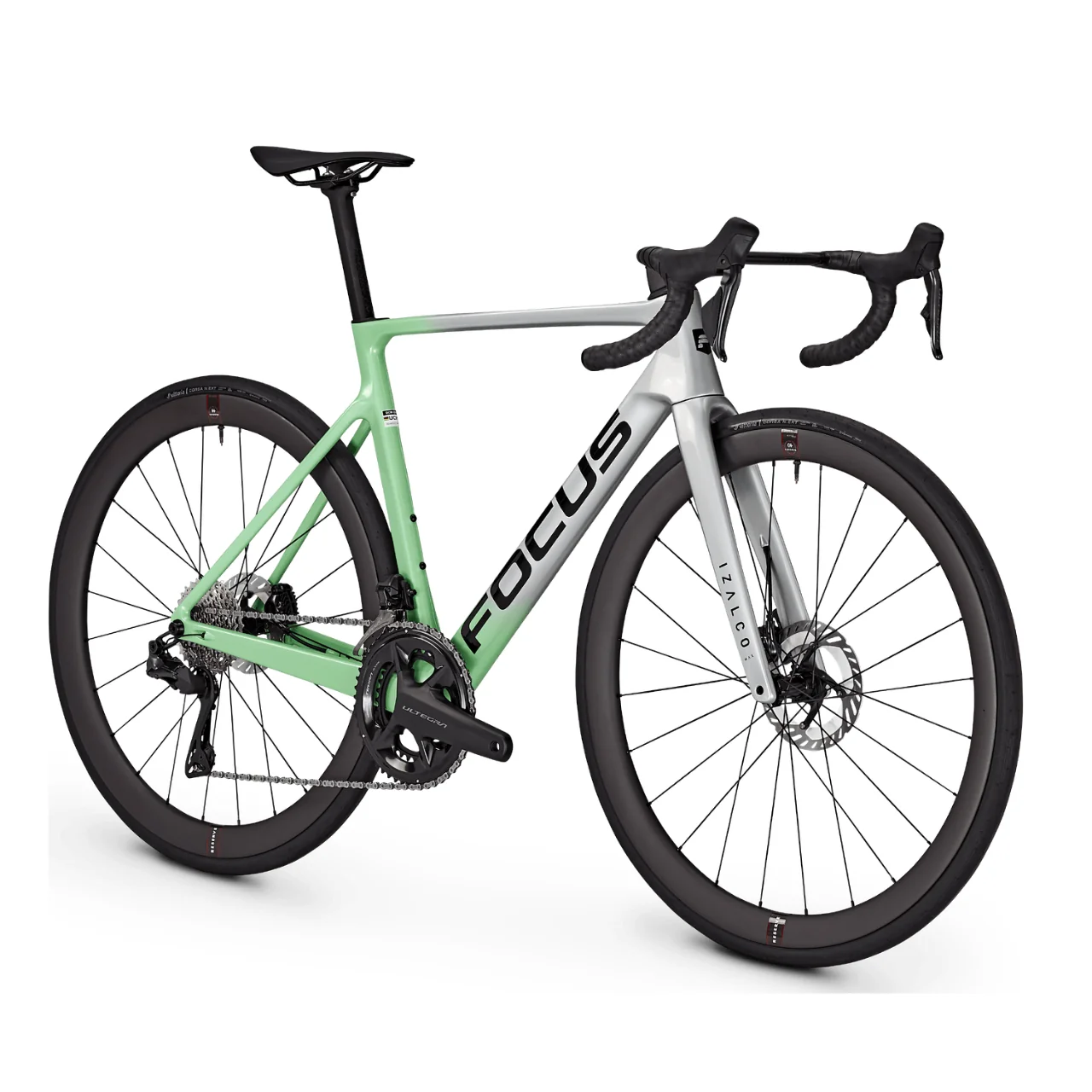 Focus Izalco Max 9.7 Road Bike - Nepalsilver & Mintgrey - Image 2