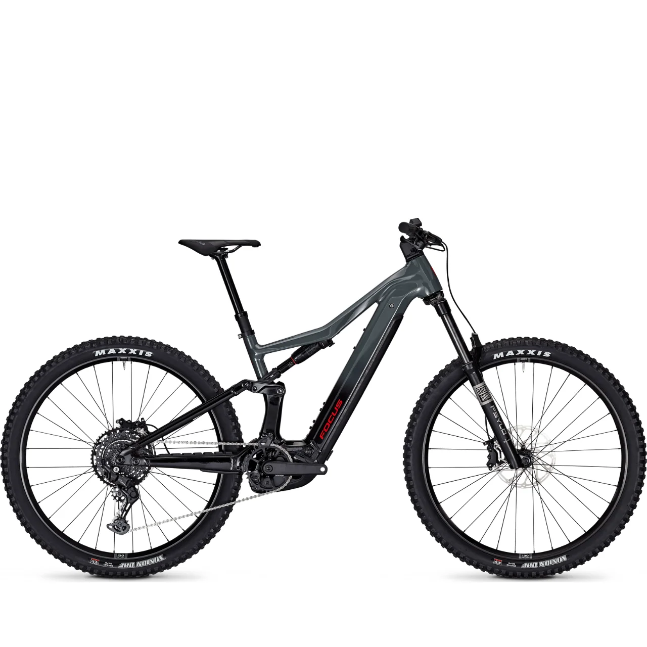 Focus Jam2 6.7 Electric Mountain Bike - Slate Grey/Magic Black