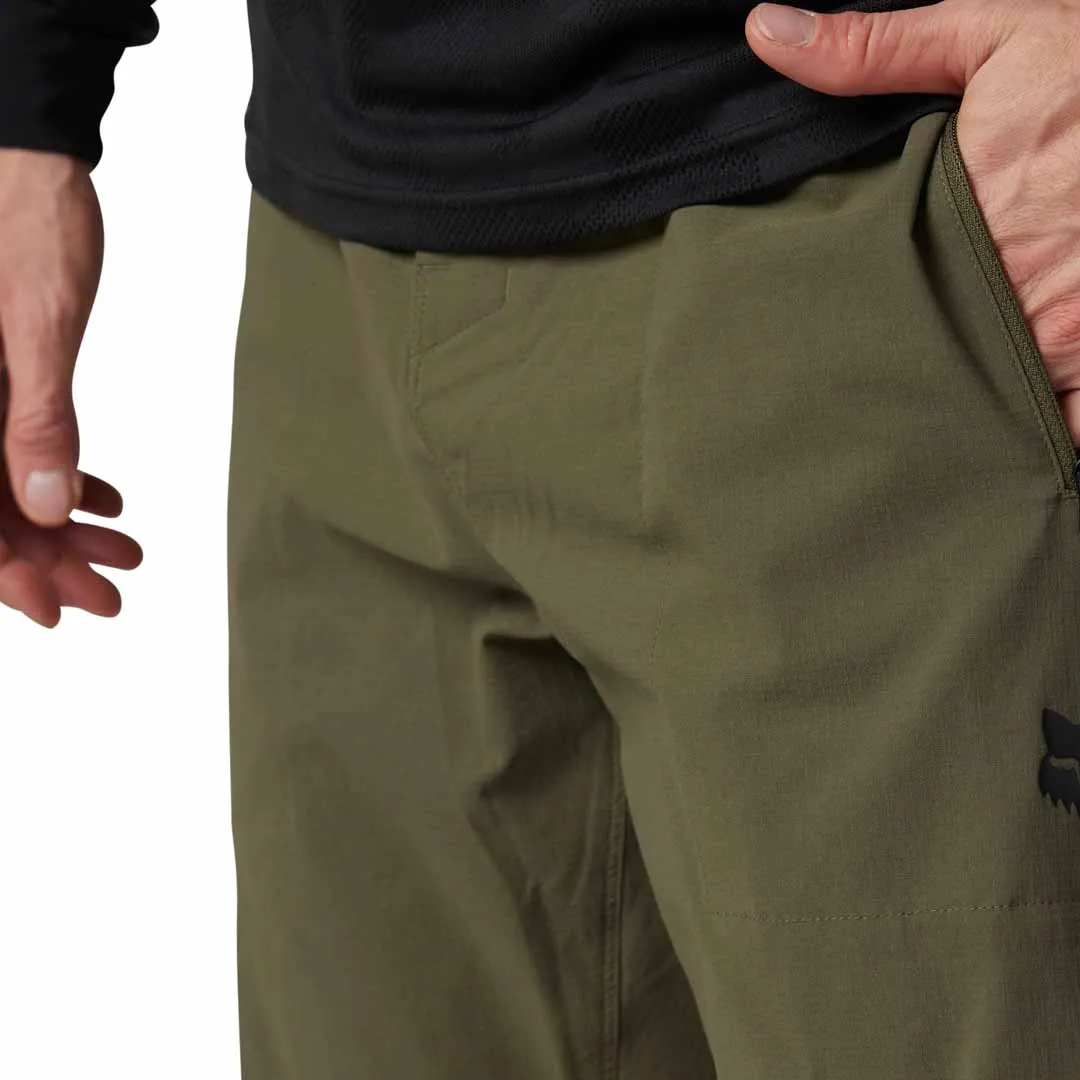 Fox Ranger Mountain Bike Shorts w/ Liner - Olive Green - Image 3