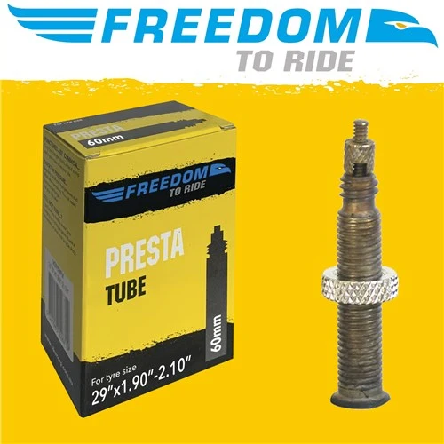 Freedom To Ride Inner Tube - Presta 60mm Valve - 29" x 1.90-2.10"
