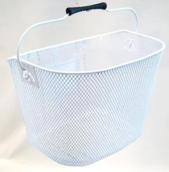 Front Mesh Basket for Light Weight Cargo - White