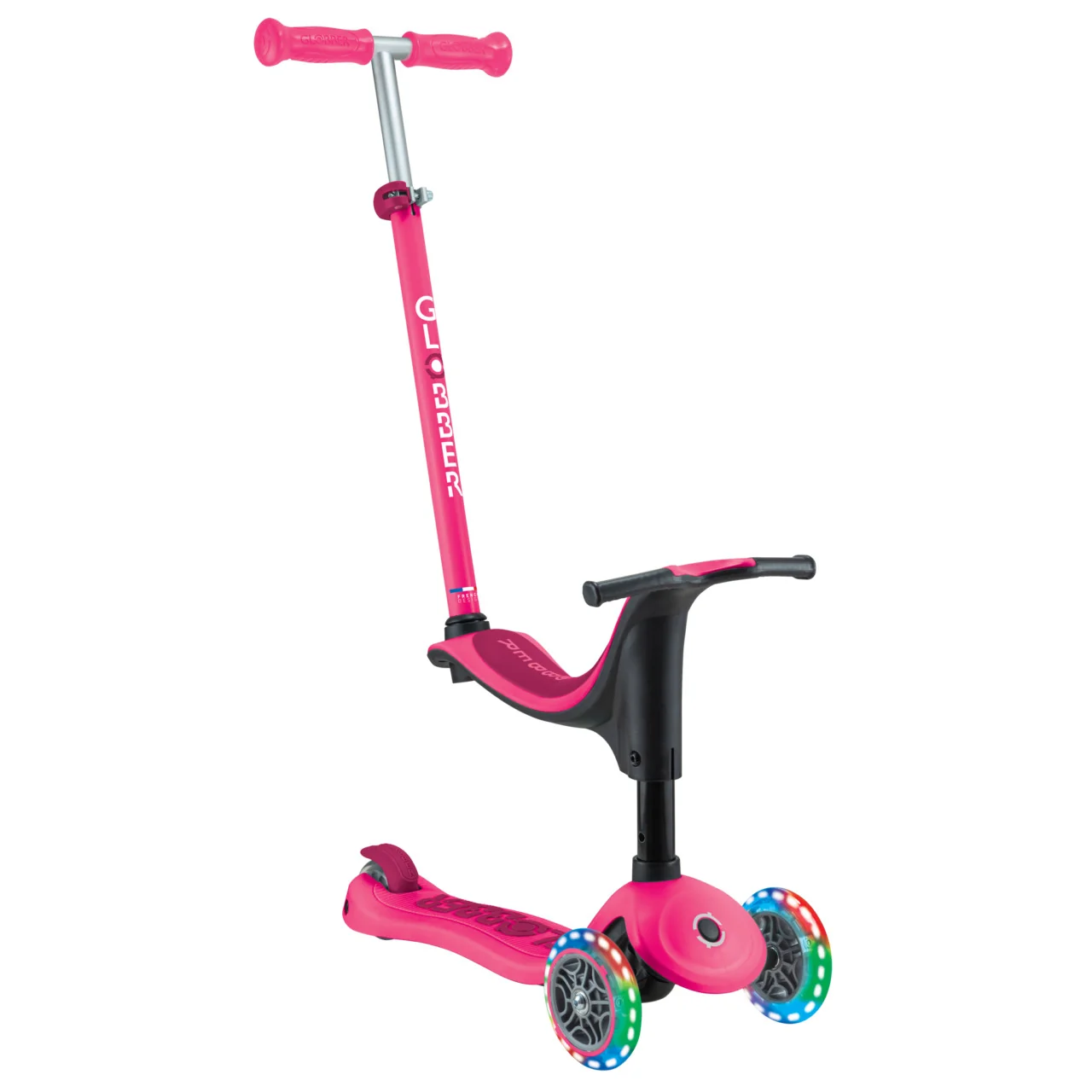 Globber GO UP Sporty Lights Convertible Scooter - Image 5