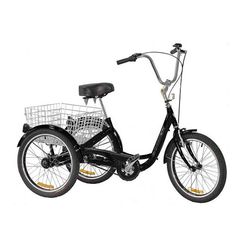 Gomier 2500 Series 20" - 6-Speed Adult Tricycle - Black