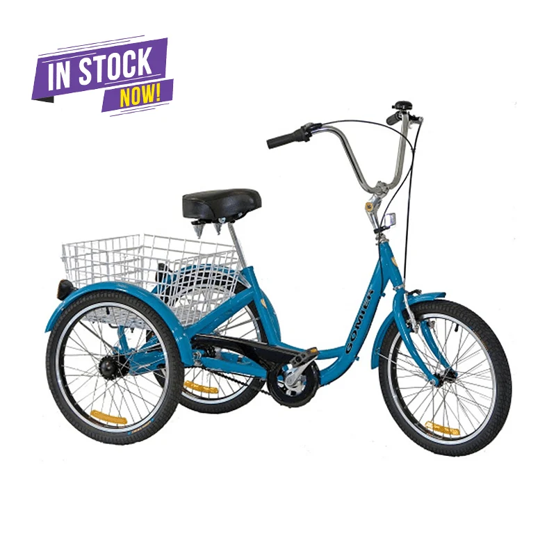 Gomier 2500 Series 24" - Nexus 3-Speed Adult Tricycle - Blue