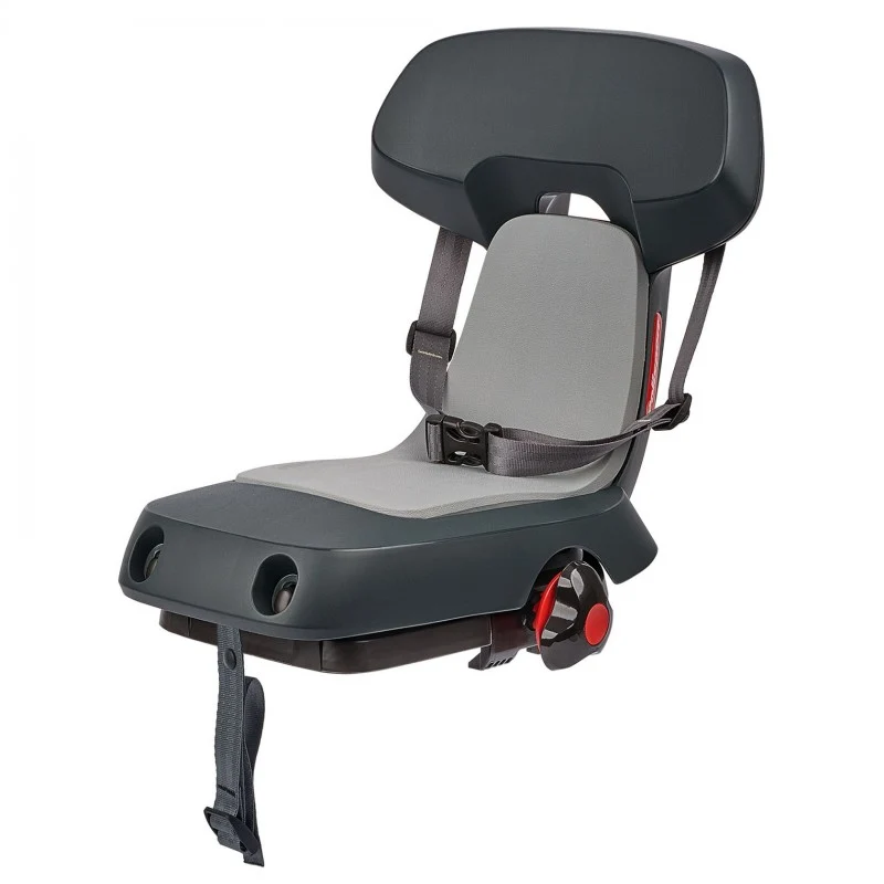 Polisport Guppy Junior - Child Bike Seat - Dark Grey For Kids Up To 35kg
