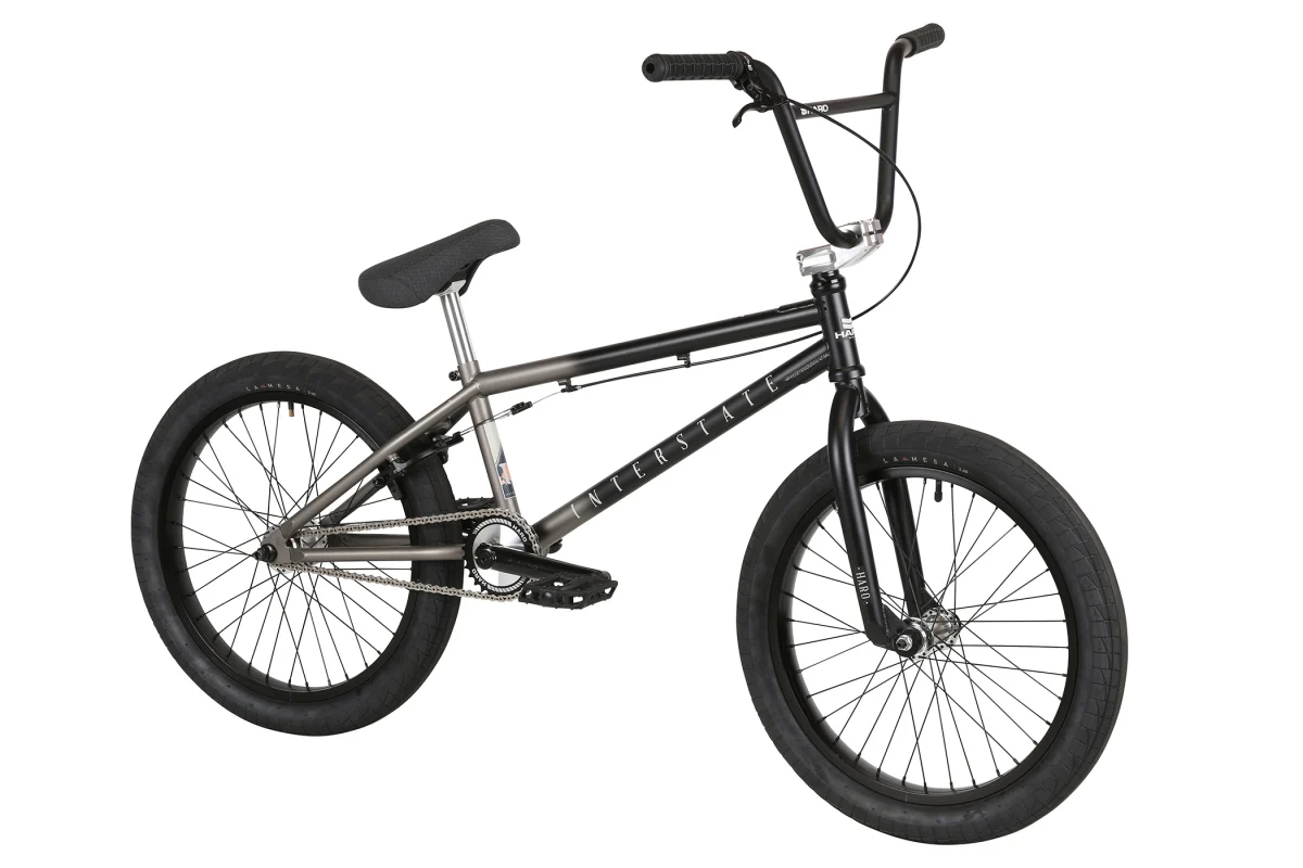 Haro Interstate 21" BMX - Matt Grey / Black Fade - Image 2