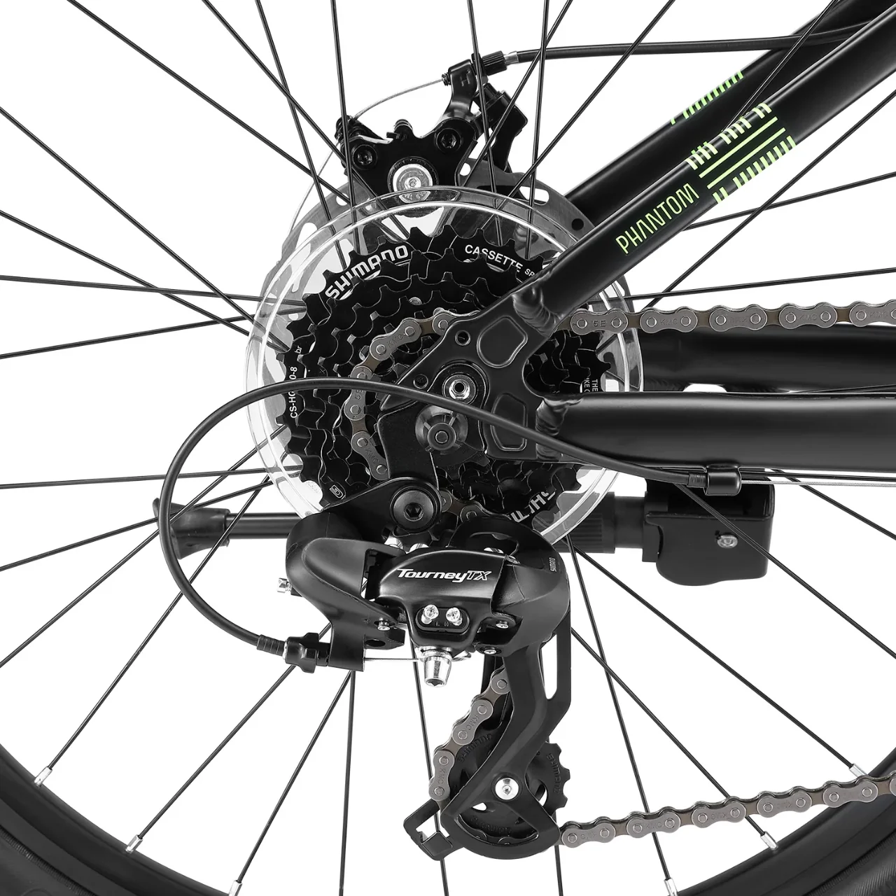 Icon Phantom 24" Kids Mountain Bike - Black - Image 3