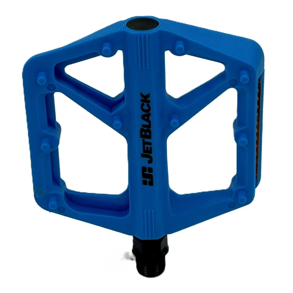 JetBlack ThermoFlat Mountain Bike Pedals - Blue