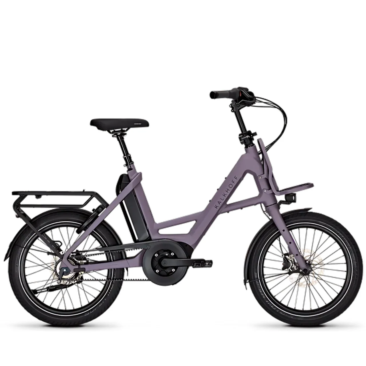 Kalkhoff C.B Compact Electric Bike - Belt Drive - Midnight Plum Matt