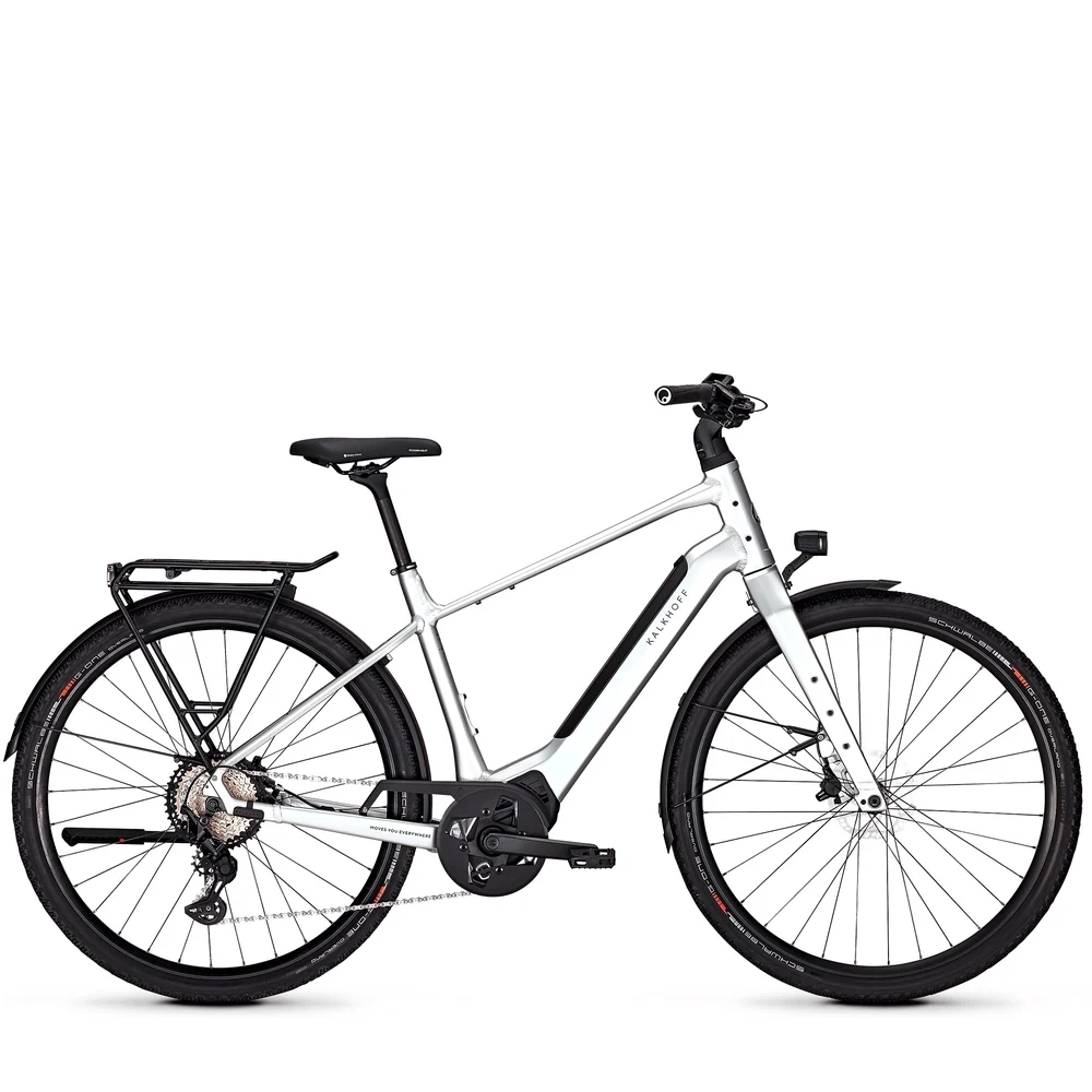 Kalkhoff Endeavour L.B Excite Hybrid Electric Bike - Nepalsilver Glossy