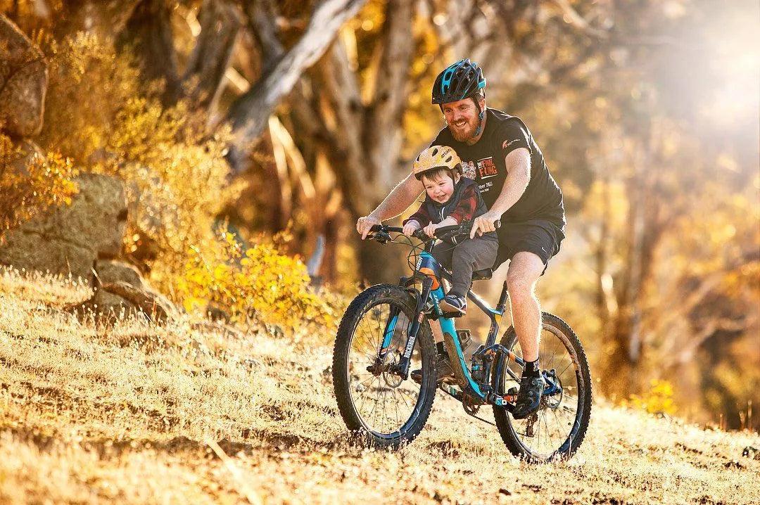 Kids Ride Shotgun Mountain Bike Seat - Black - Image 5