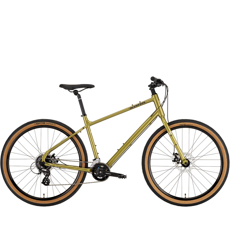 Kona Dew Commuter Bike - Olive