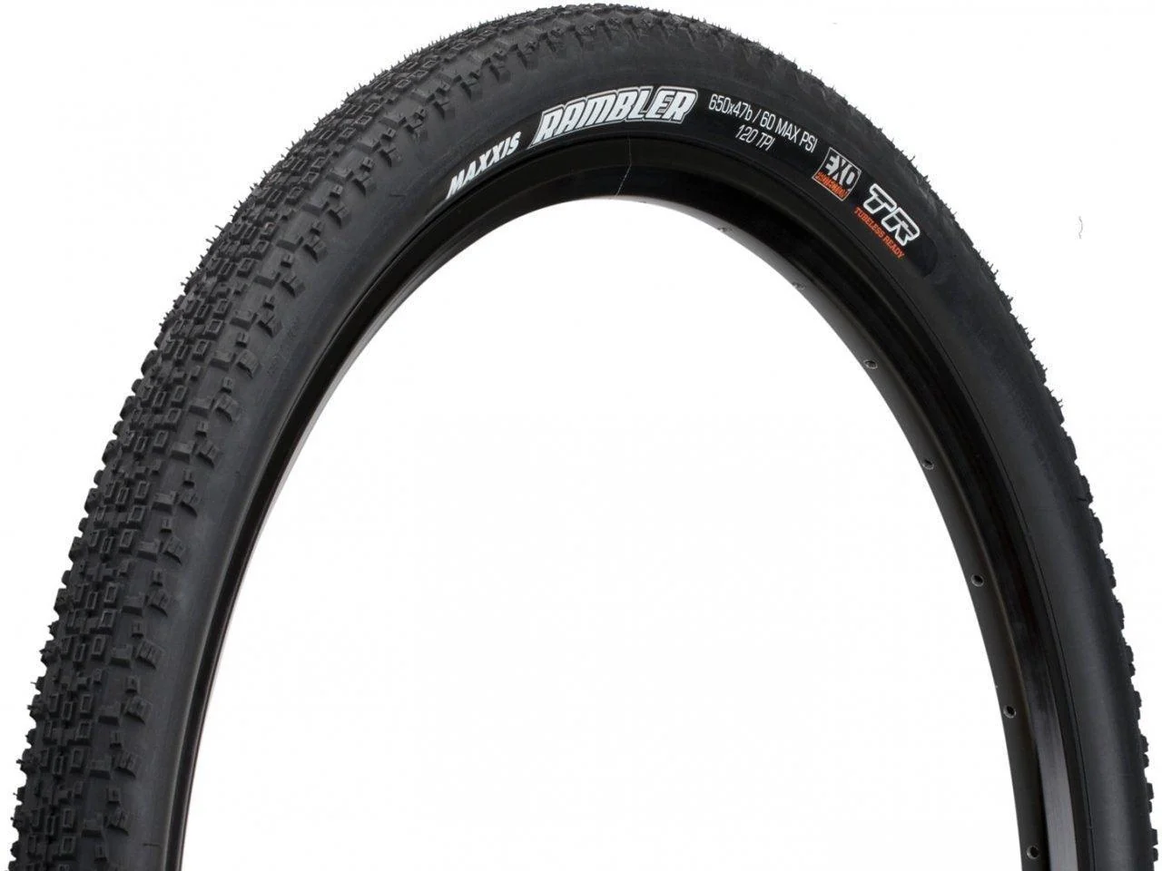 Maxxis Rambler 700 x 50 120TPI EXO TR Folding Tyre