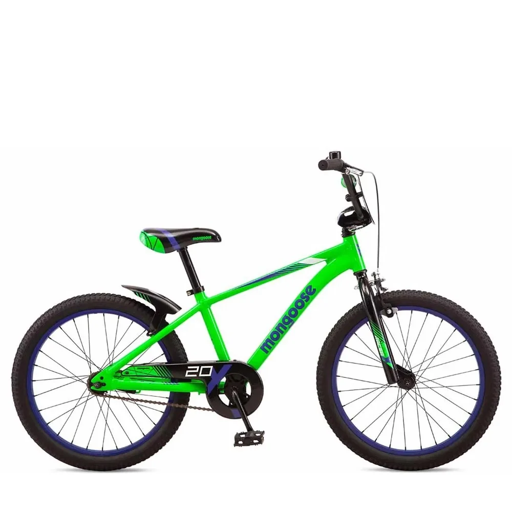 Mongoose Racer X 20 Kids Bike - Green
