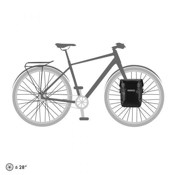 Ortlieb Sport-Roller City QL1 Rear Panniers - Black - Image 3