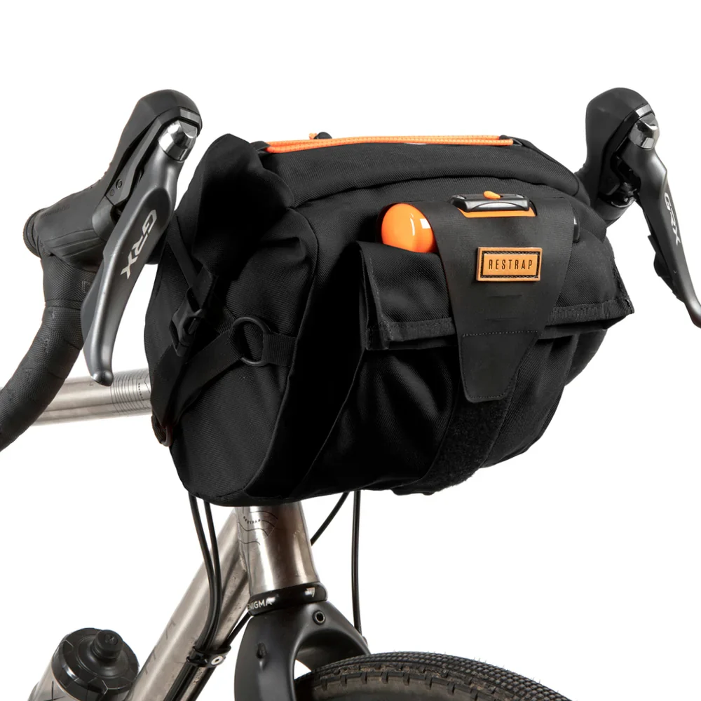 Restrap 10 Litre Bar Pack Handlebar Bag - Black - Image 5