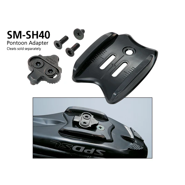 Shimano SM-SH40 Pontoon Adapters Road Outsole to SPD