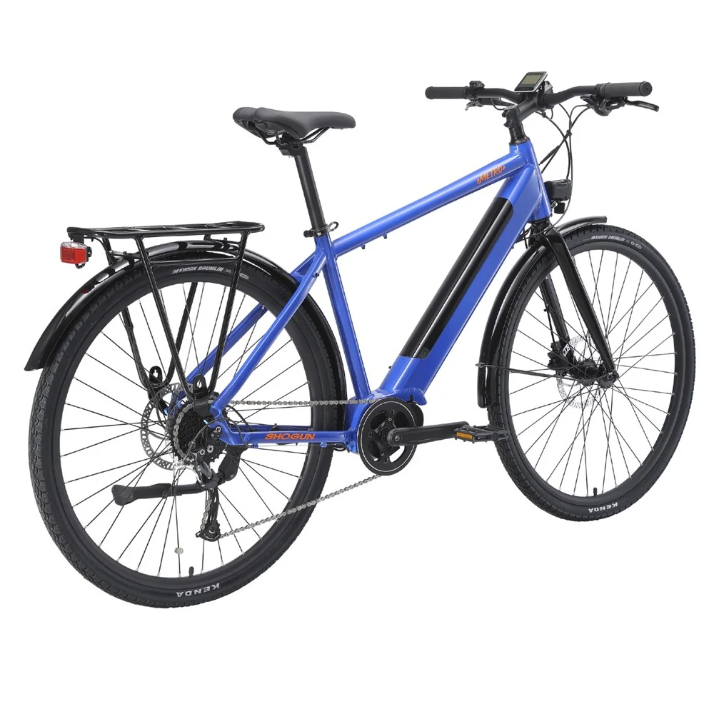 Shogun eMetro+ Electric Hybrid Bike - Blue - Image 14
