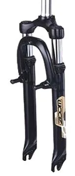 SUSPENSION FORK 20" - Threaded 100mm, 200mm stem, Alloy Crown, Hi-ten brace & blade, V-Brake, ID 22.2