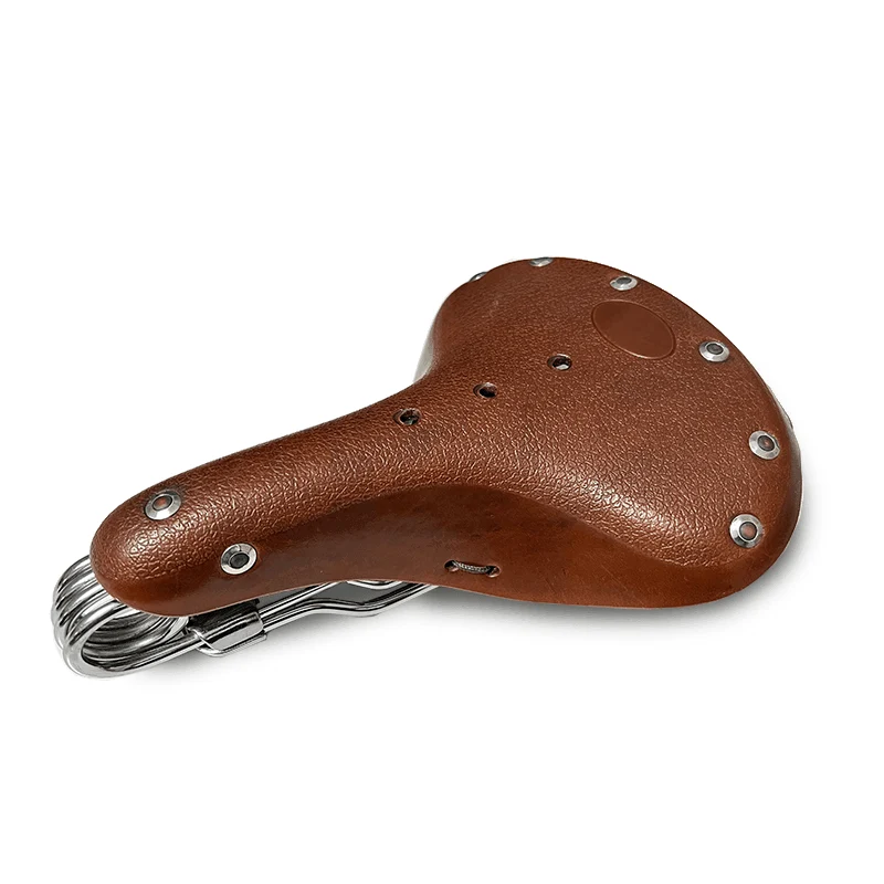 Texolabs Vintage Leather Cruiser Saddle - Brown