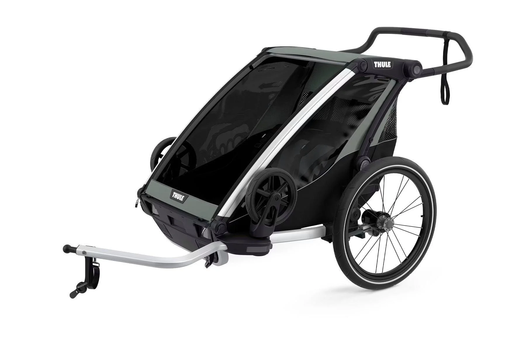 Thule Chariot Lite Multisport Bike Trailer - Aluminum/Agave
