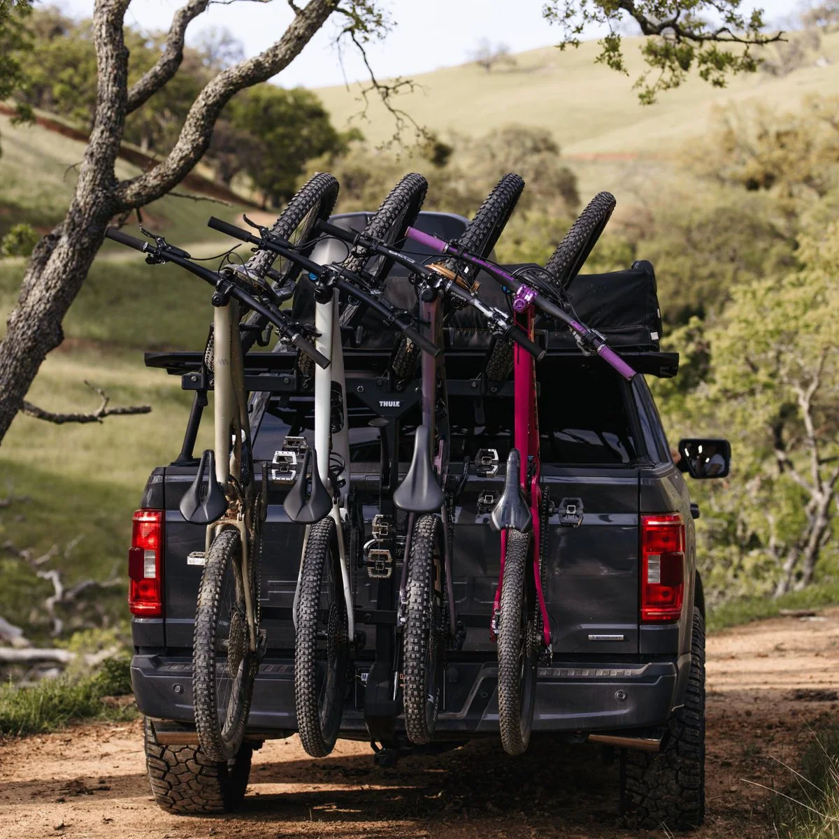 Thule ReVert 4-Bike Vertical Hitch Car Bike Rack - Image 6