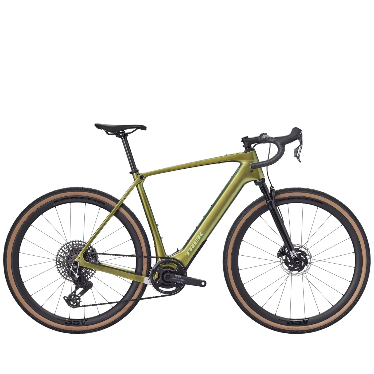 Trek Checkpoint+ SL 7 AXS Electric Gravel Bike - Chameleon Green