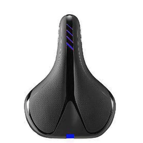 VELO Saddle Unisex - Comfort -  High Density Foam - Steel Rails - 262mm x 195mm - 452g