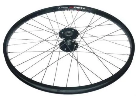 WHEEL - 20" Rear Trike Wheel - Silver Alloy Rim - Black Hub - Suit 2500 Series Gomier Adult Tricycle